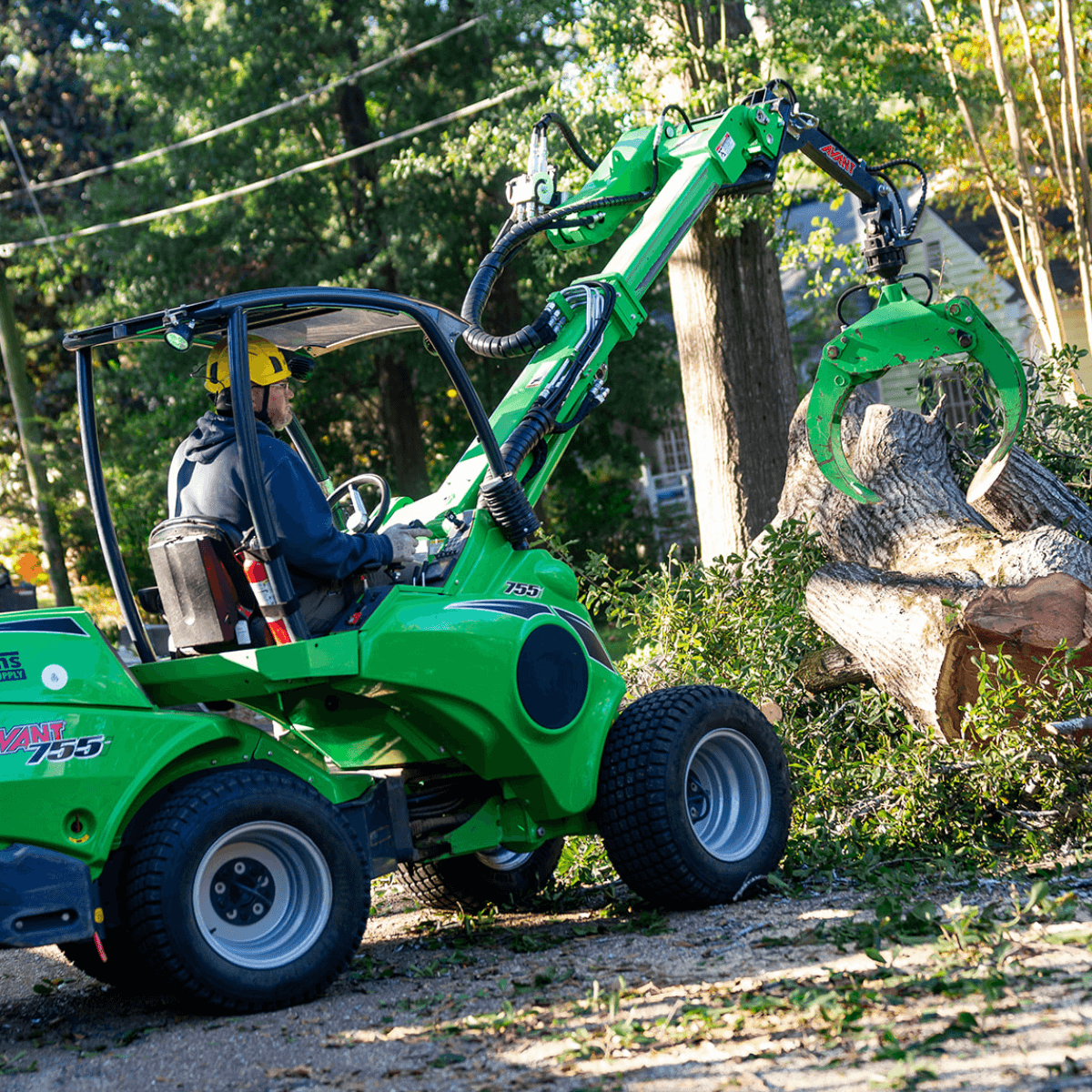 Tree service work on a residential property in Florence, MS.